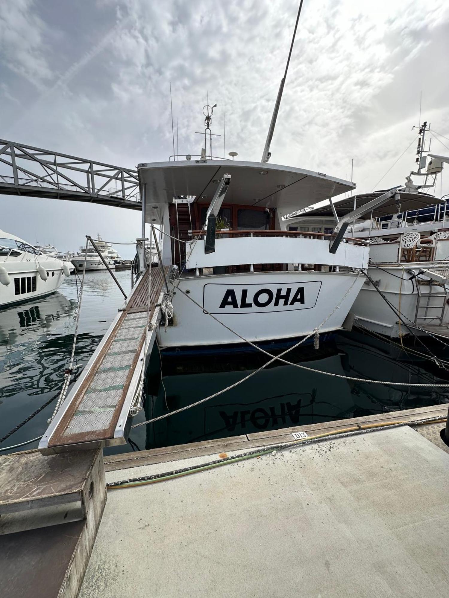 Habitacion Marineria Boat Aloha Barcelona Buitenkant foto